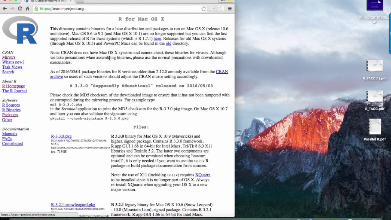 Download R 3.5.3 For Mac